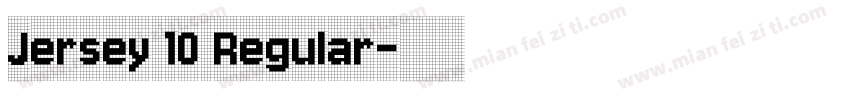 Jersey 10 Regular字体转换
